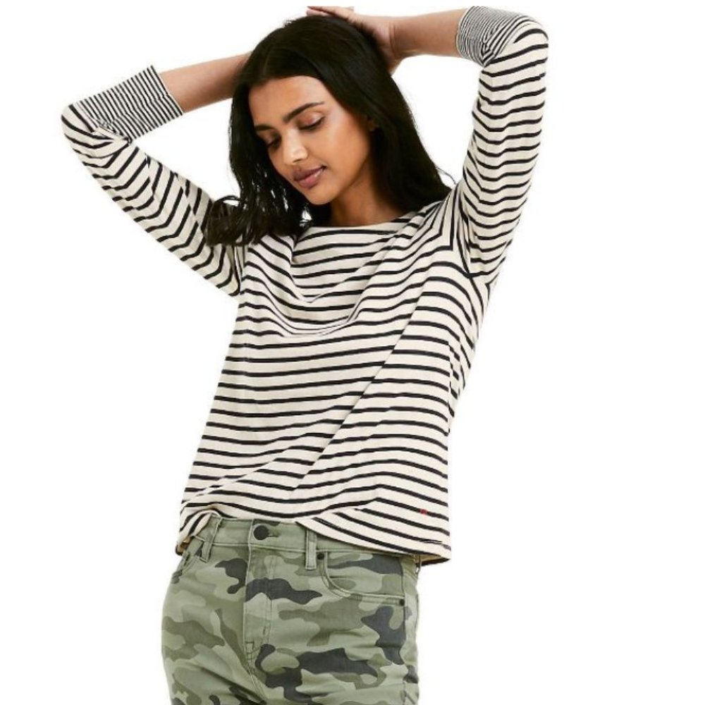 Nili Lotan x Target Women's Striped Long Sleeve Boat Neck T-Shirt